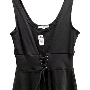 Brand New with Tags Express Black Corset Top Size L